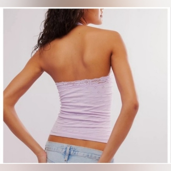 Free People Eyelet Seamless Halter - Picture 2 of 2